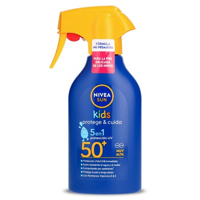 Protector solar infantil en spray protege & cuida SPF 50+ Nivea Sun 250 ml-0