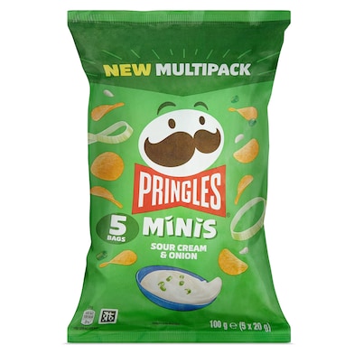 Pringles sour cream & onion mini 5 x 20 g-0