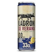 Tinto de verano sin alcohol con limón Ladron de verano 33 cl