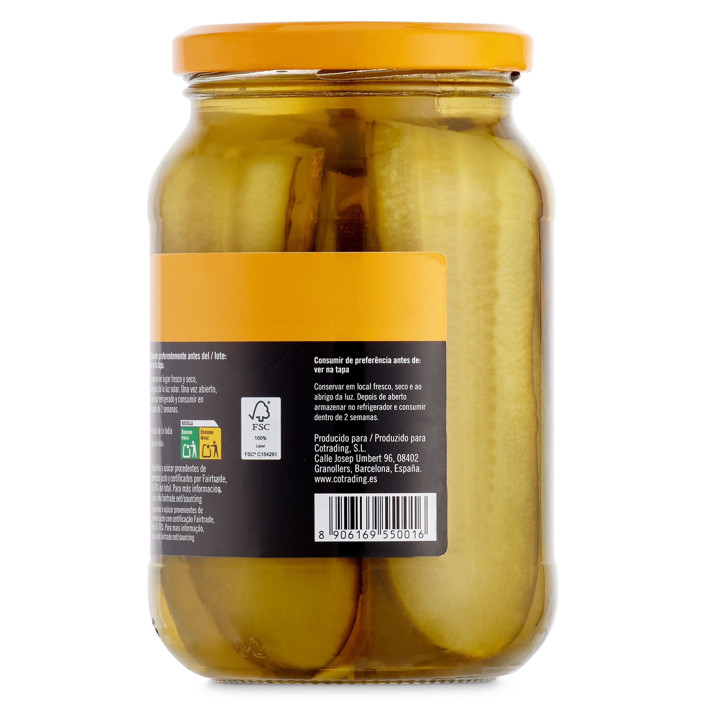 Pepinillos agrigulces en rodajas Hugo Reitzel 270 g