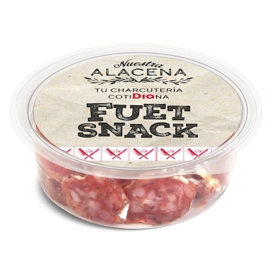 Fuet ya cortado Dia Nuestra Alacena 80 g-0 Fuet ya cortado Dia Nuestra Alacena 80 g-0