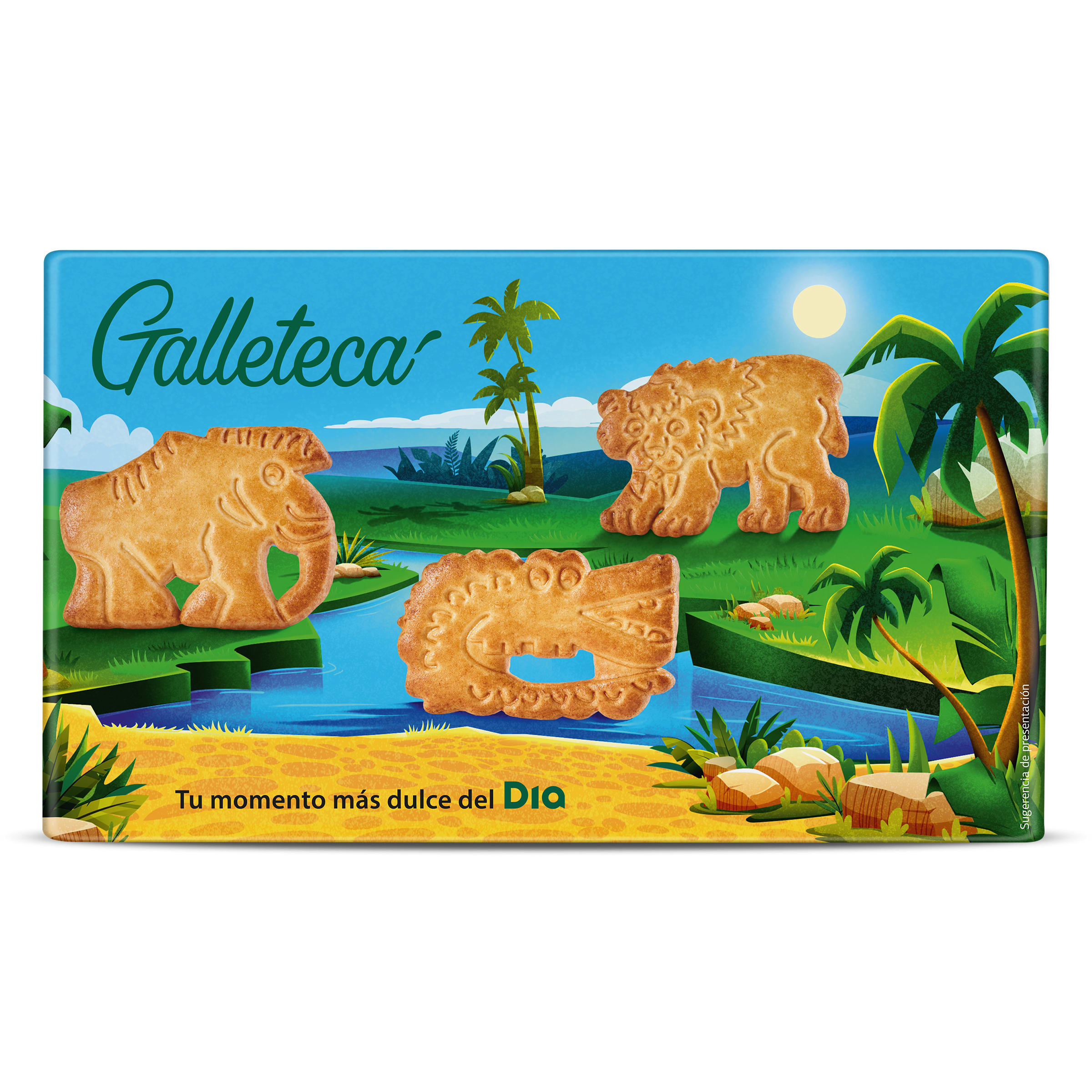 Galletas de animales prehistóricos Galleteca de Dia 130 g