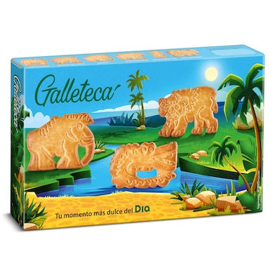 Galletas de animales prehistóricos Galleteca de Dia 130 g-0