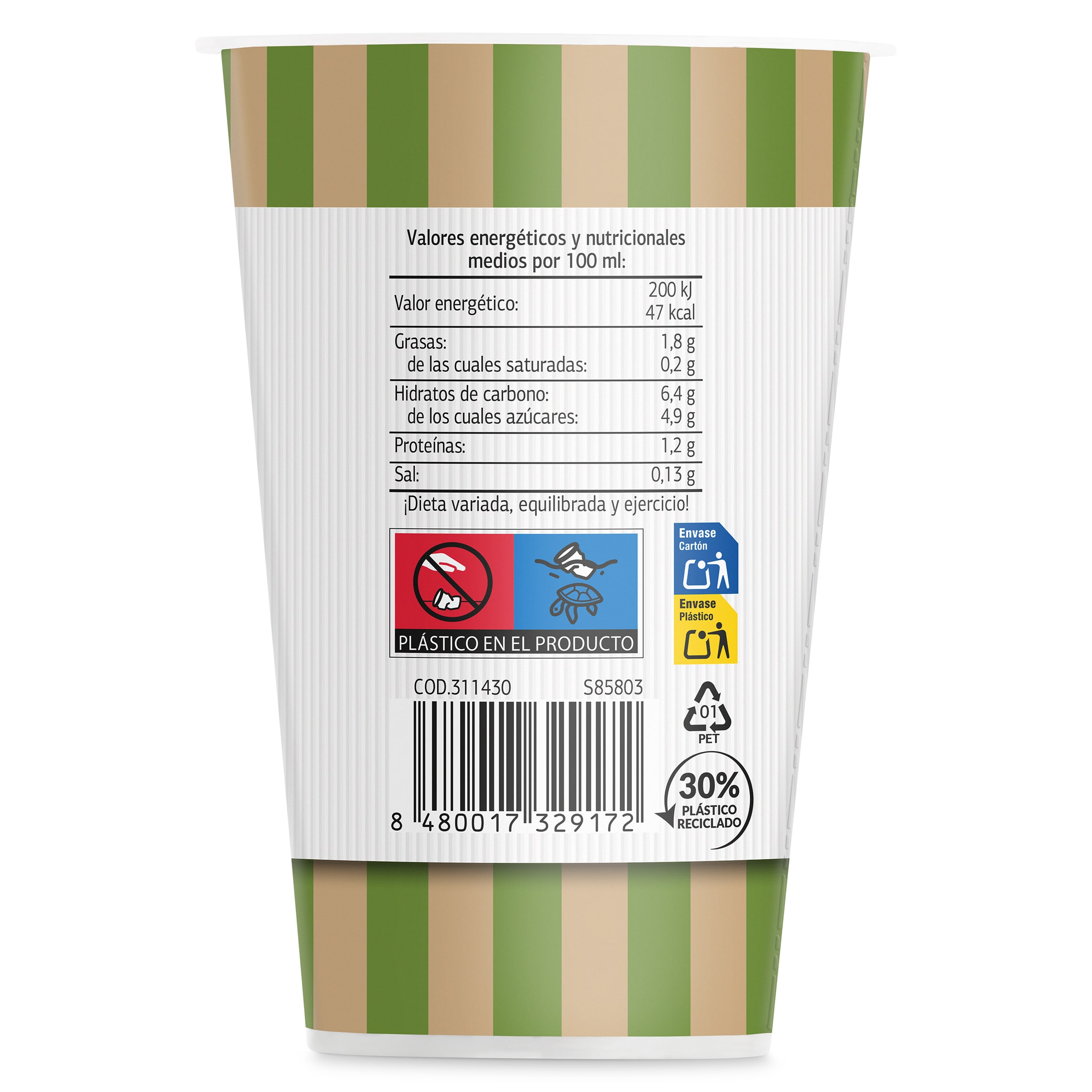 Café cappuccino avena Dia Arom'arte 250 ml