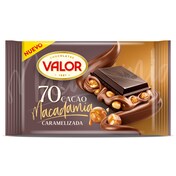 Chocolate negro 70% con macadamia Valor 150 g
