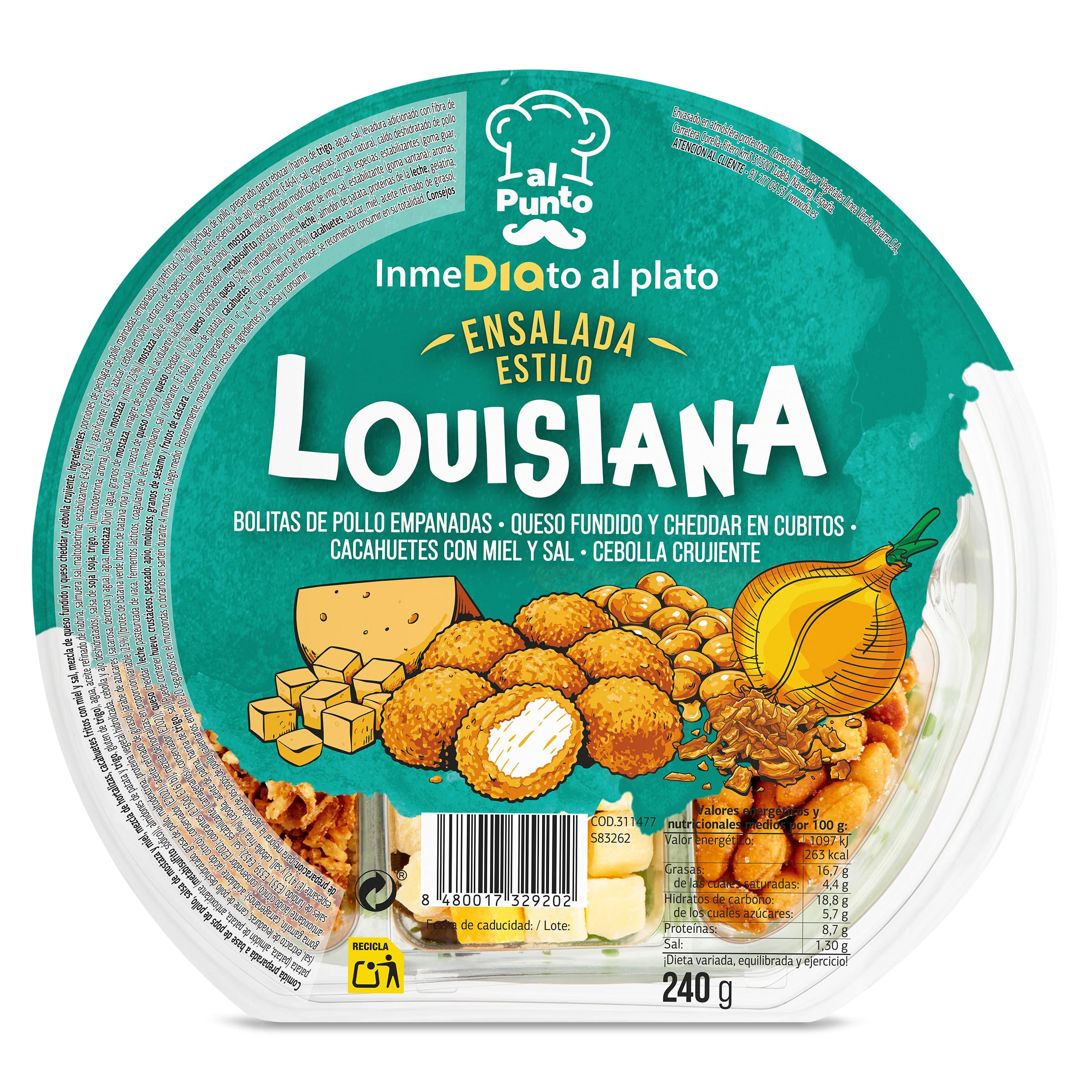 Ensalada Louisiana Dia Al Punto 240 g