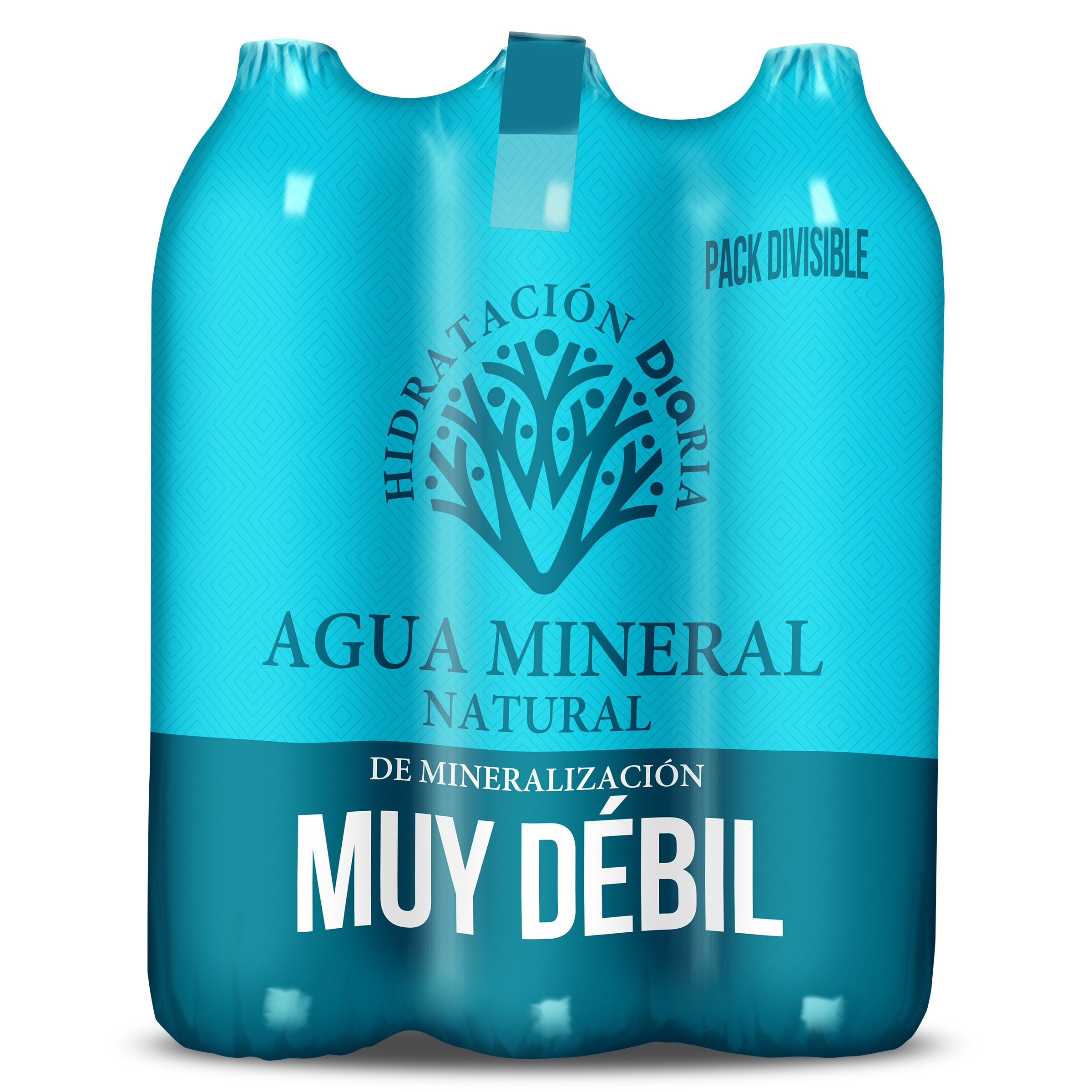 Agua mineral muy débil Dia pack 6 x 1,5 L