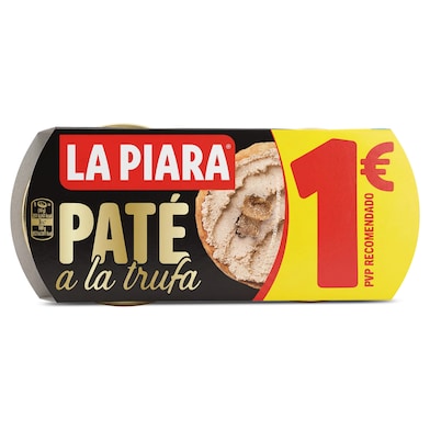 Paté a la trufa La piara 2 x 75 g-0 Paté a la trufa La piara 2 x 75 g-0