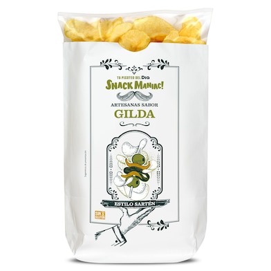 Patatas fritas artesanas sabor gilda Dia Snack Maniac 150 g-0