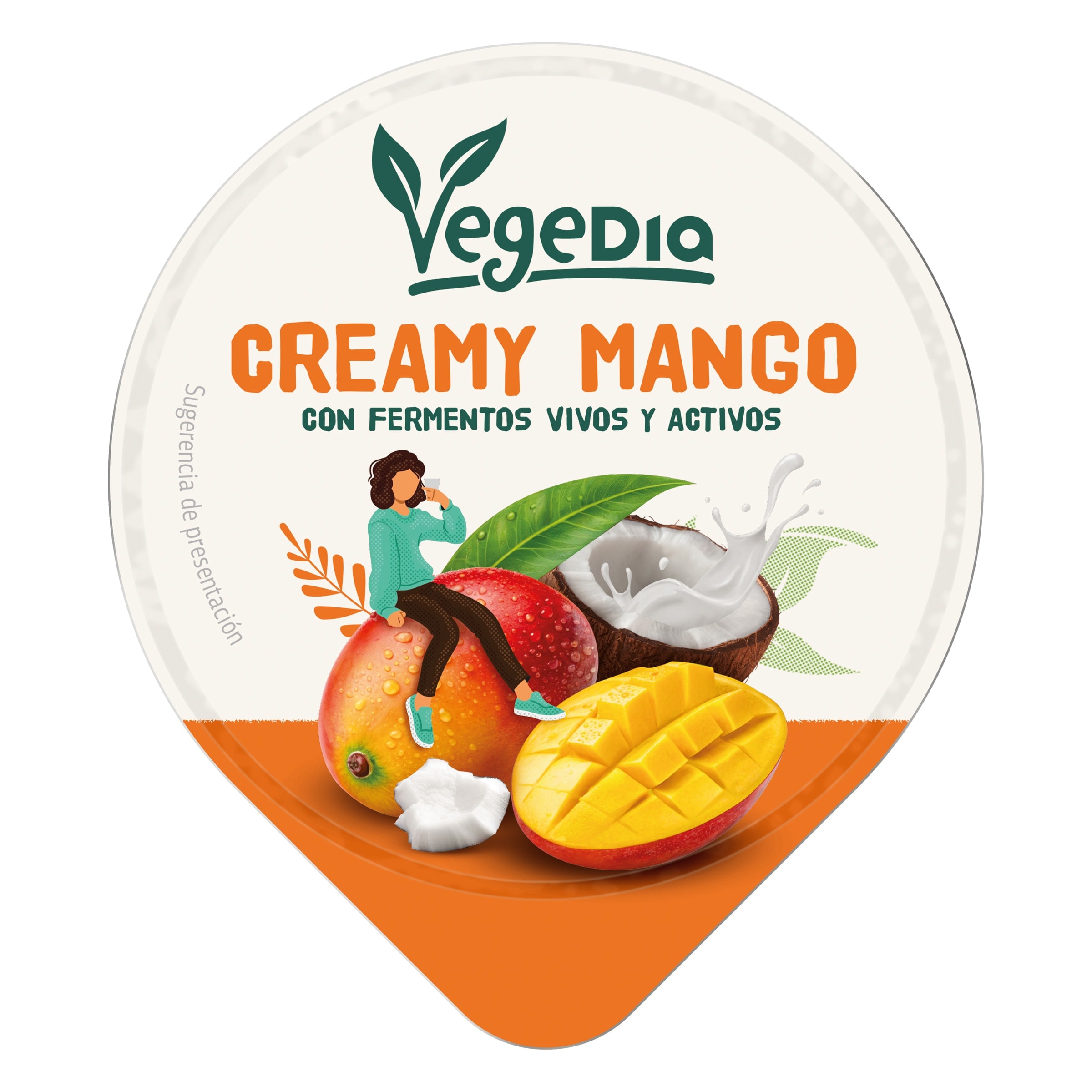 Creamy mango con fermentos Dia Vegedia 200 ml