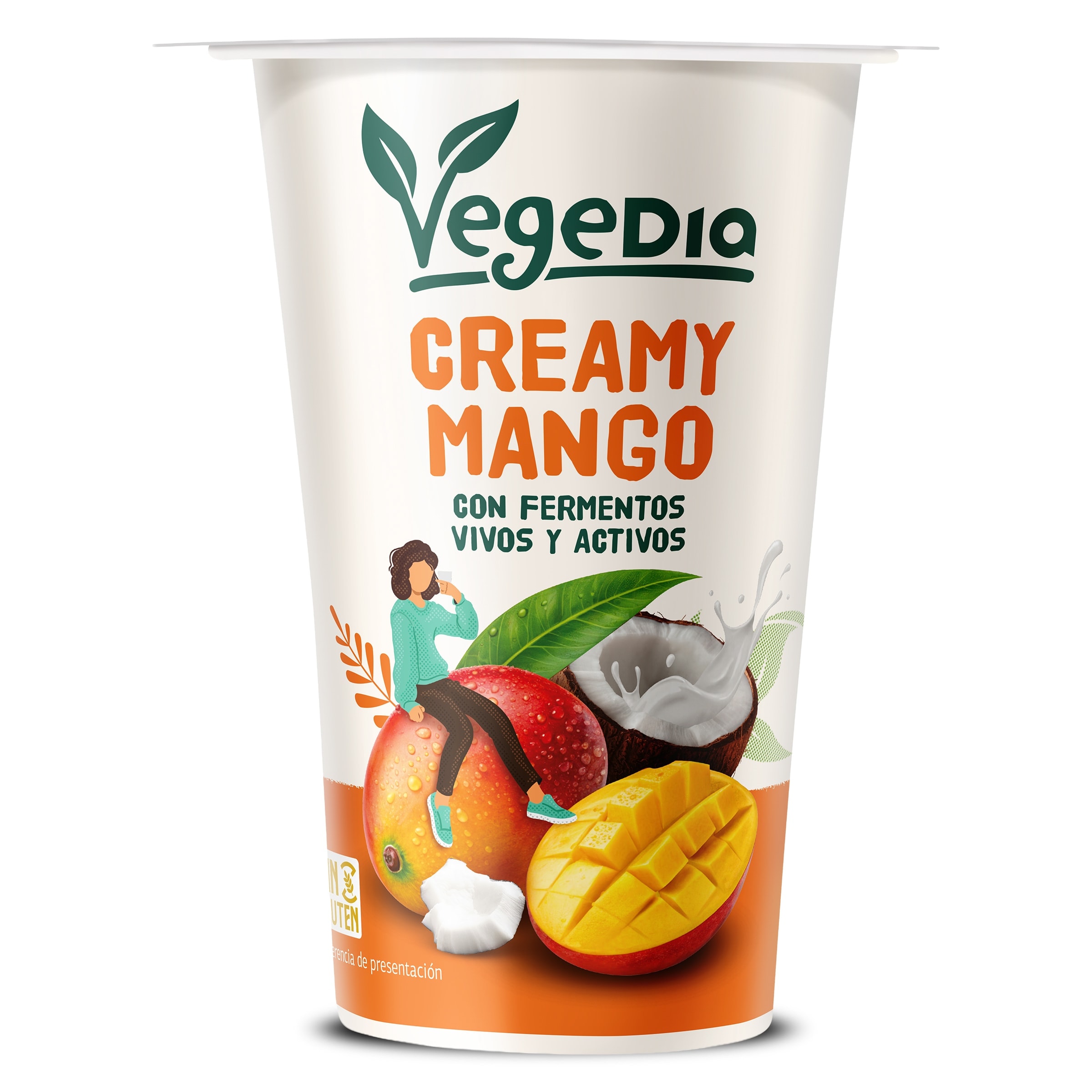 Creamy mango con fermentos Dia Vegedia 200 ml