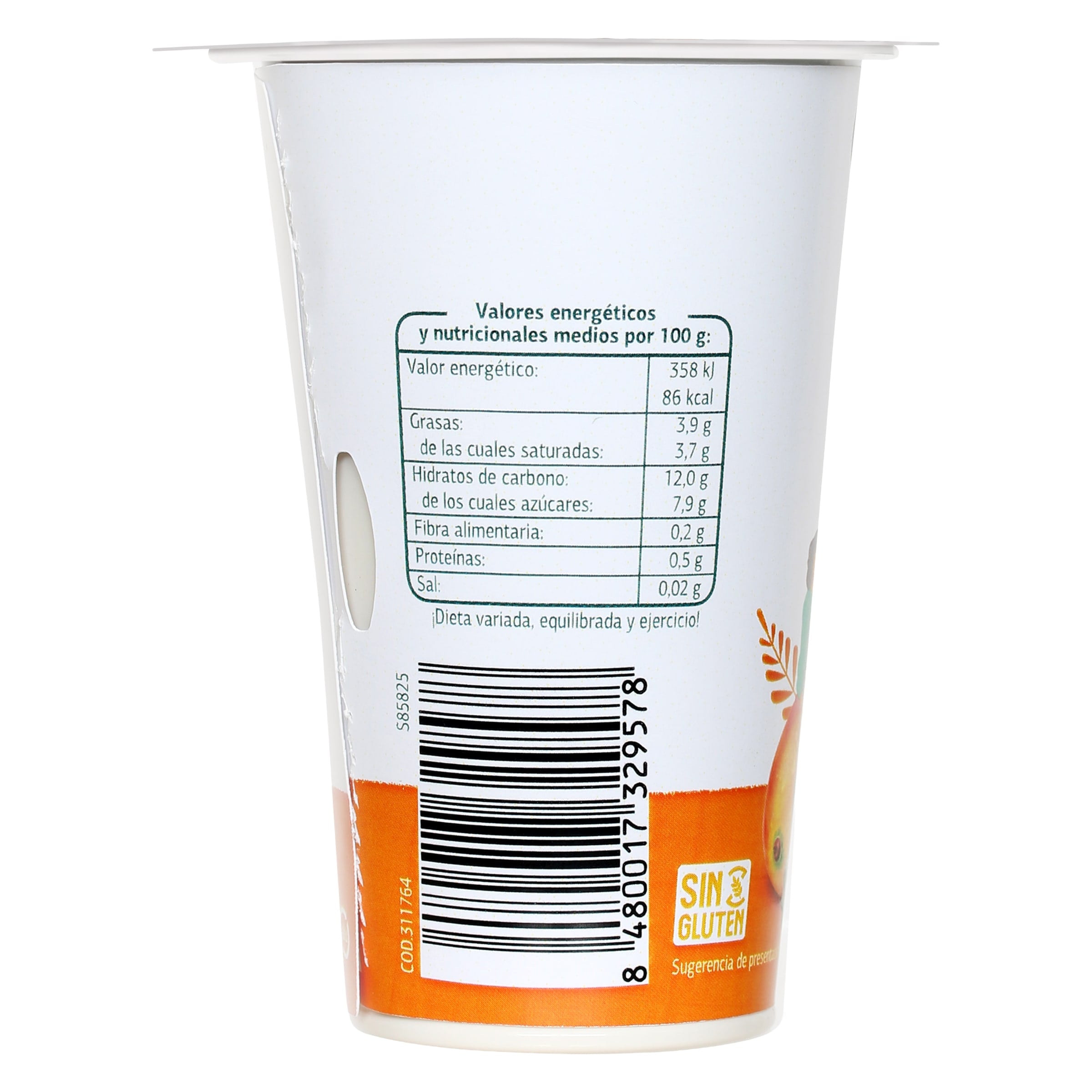Creamy mango con fermentos Dia Vegedia 200 ml