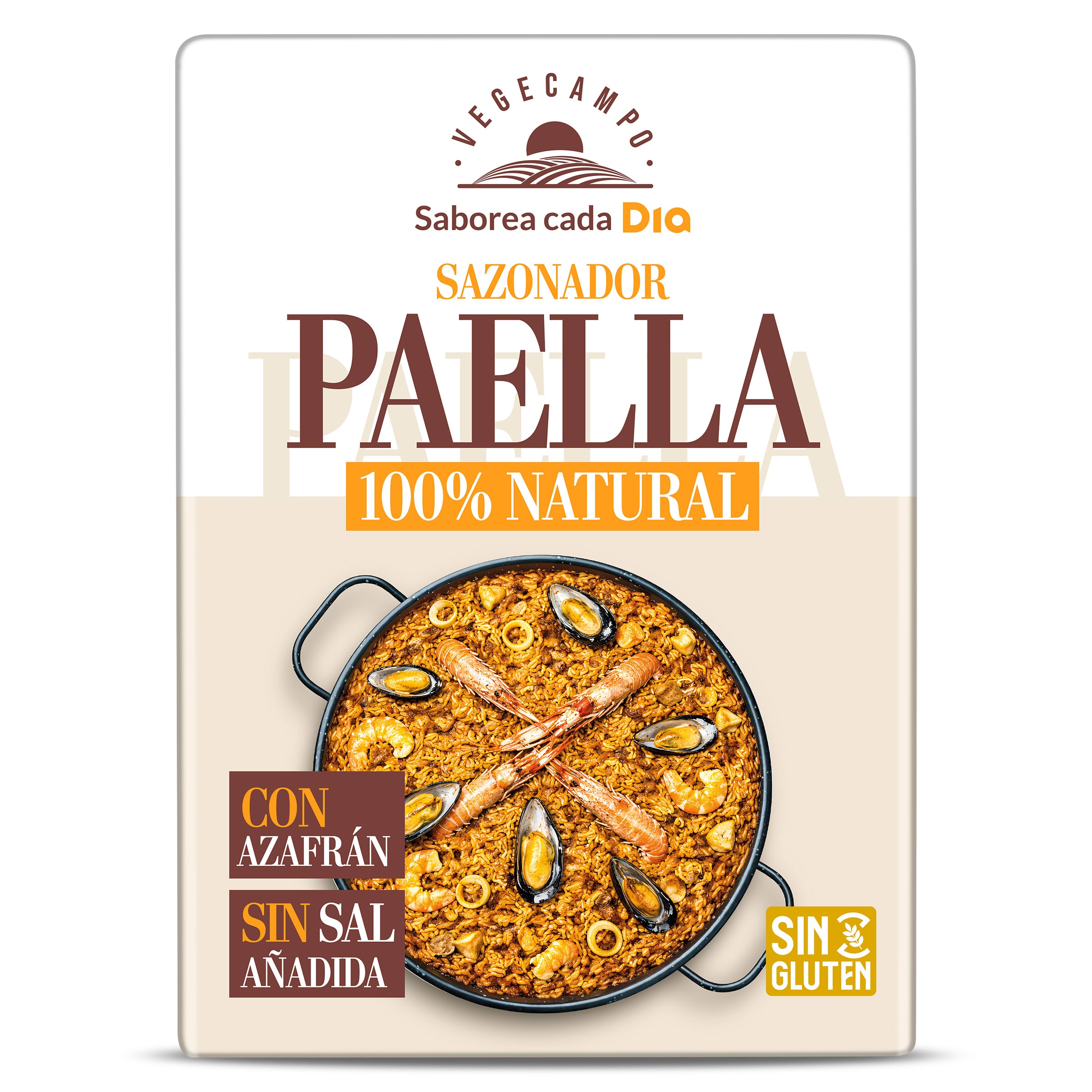 Sazonador para paella con azafrán Dia Vegecampo 12 g