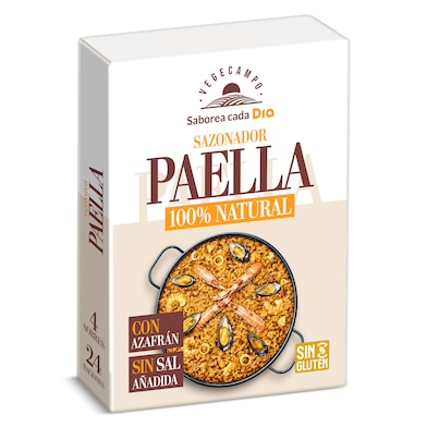 Sazonador para paella con azafrán Dia Vegecampo 12 g-0 Sazonador para paella con azafrán Dia Vegecampo 12 g-0