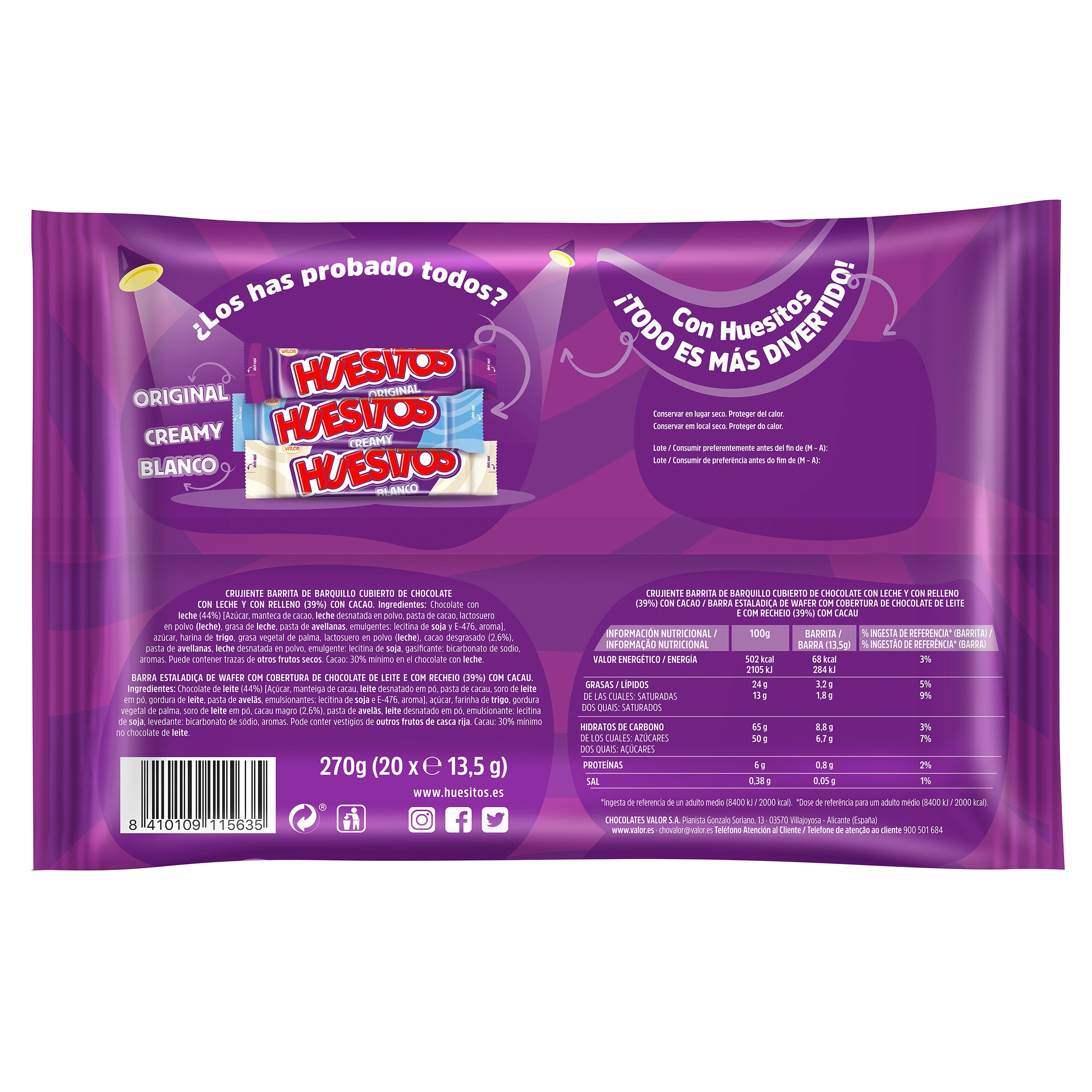 Mini huesitos 270 g