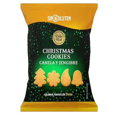 Galletas navideñas con canela y jengibre sin gluten Dia Dulce Noel 120 g-0 Galletas navideñas con canela y jengibre sin gluten Dia Dulce Noel 120 g-0