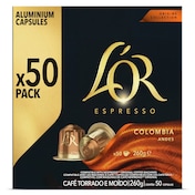 Cápsulas de café Colombia L'Or 50 unidades