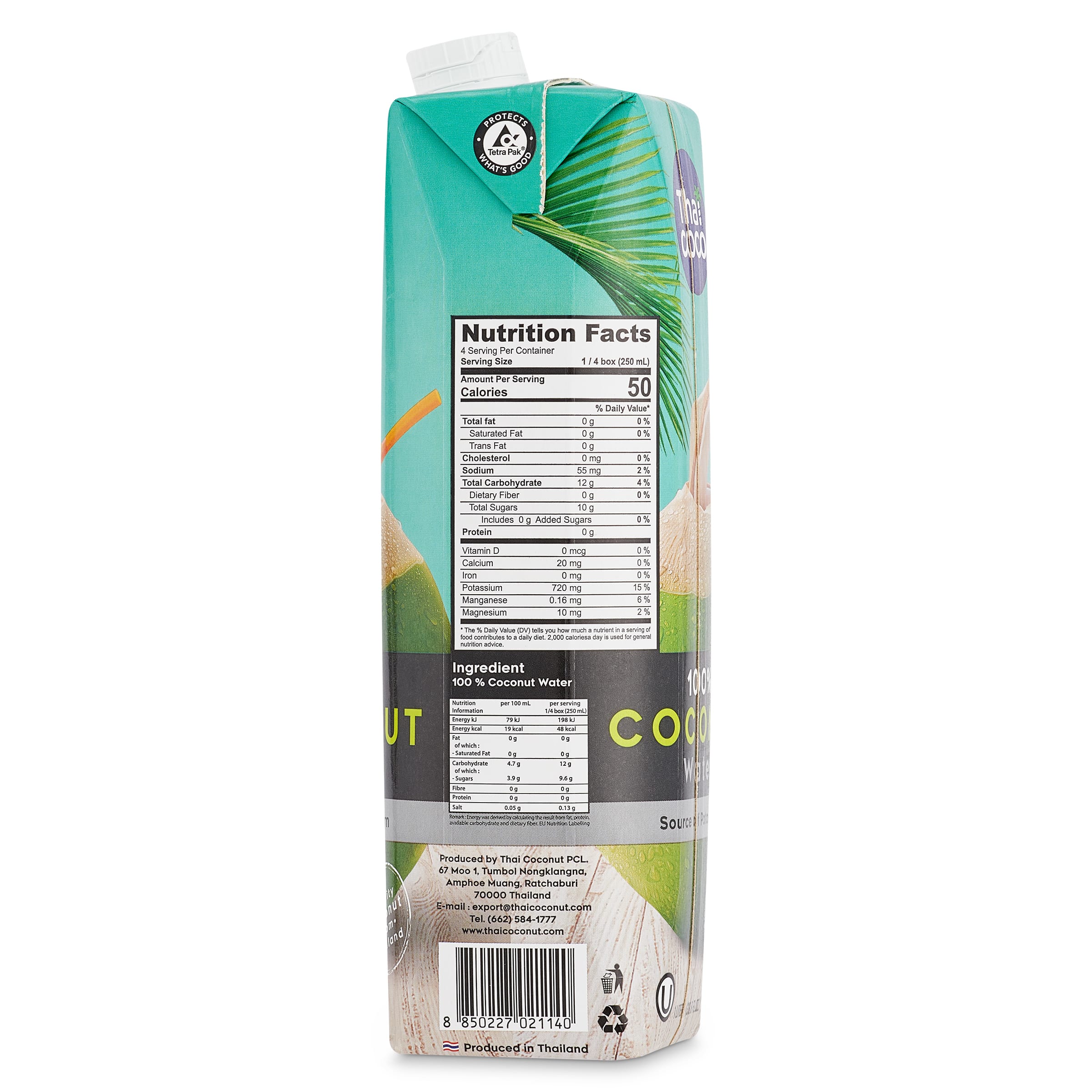 Agua de coco Thai coco 1 L
