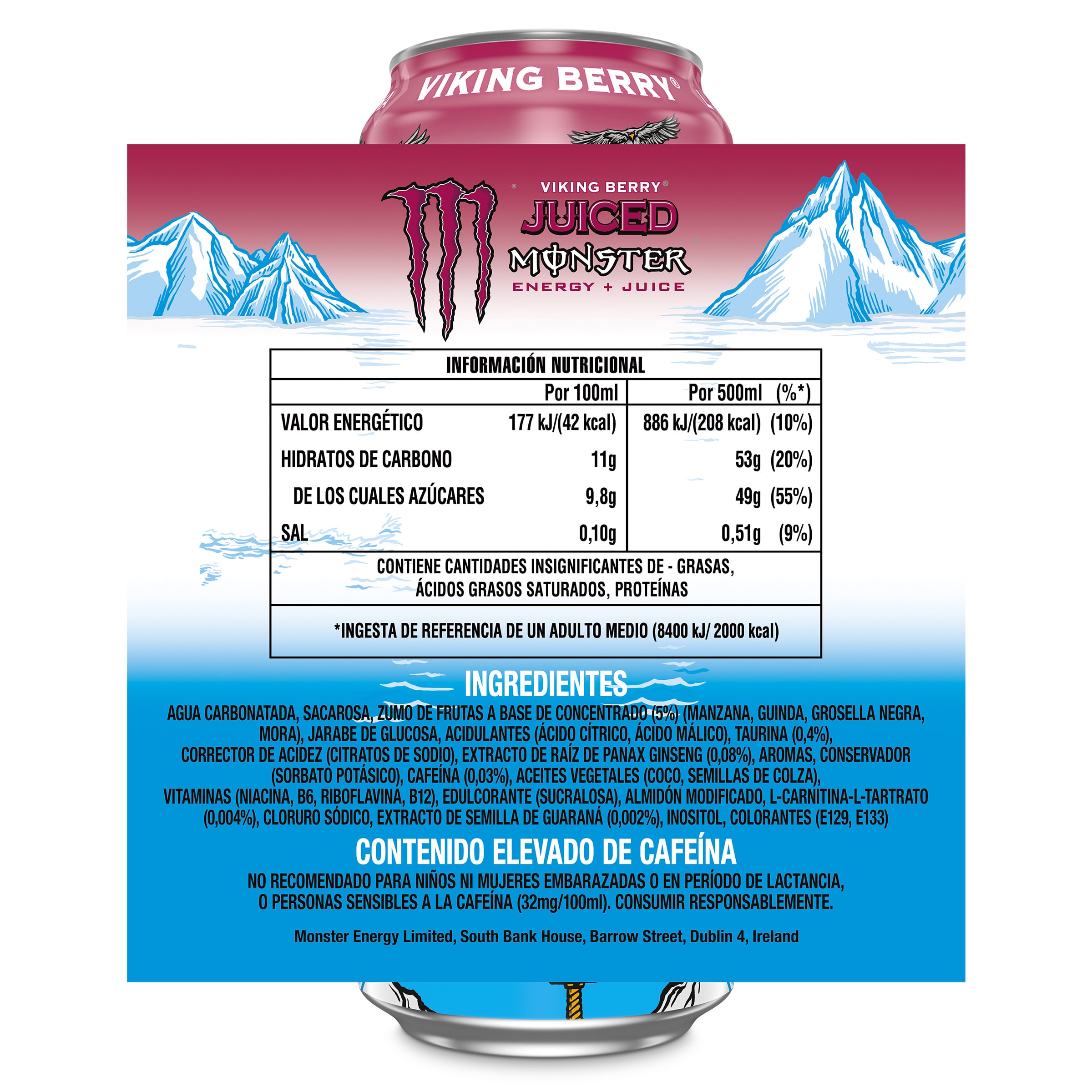 Monster viking berry 500 ml