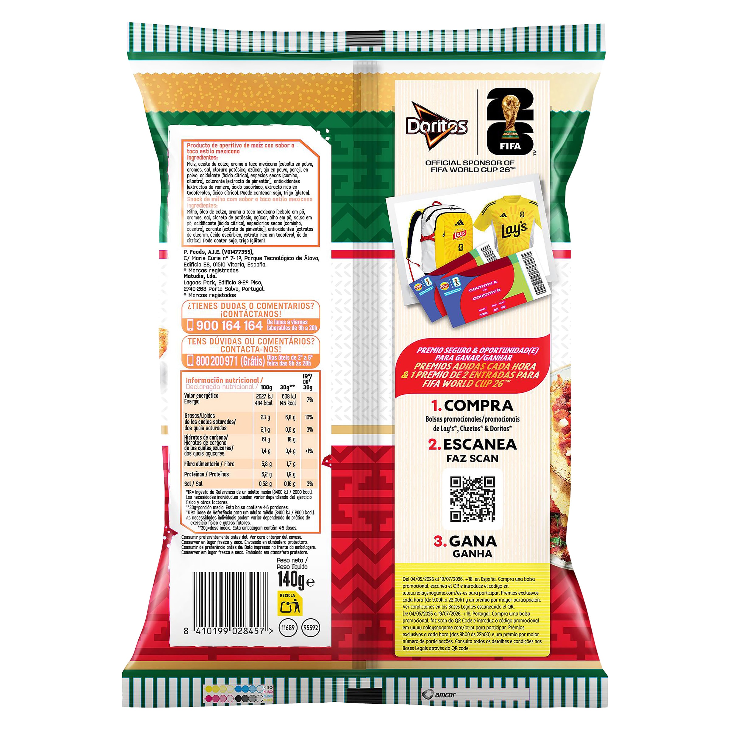 Doritos taco 140 g