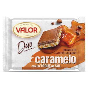 chocolate duo con leche y blanco caramelo y sal 130 g