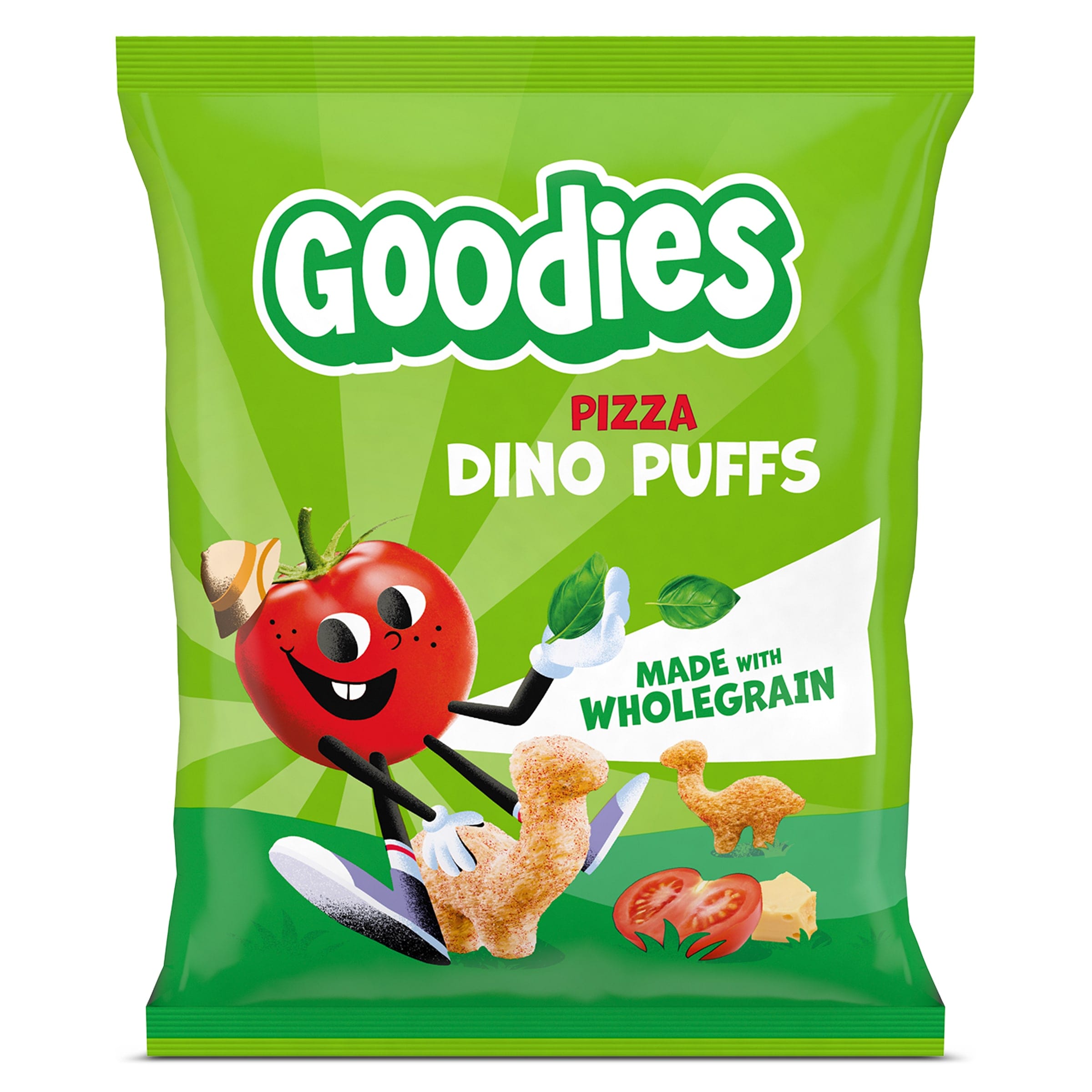 Snack infantil dino puffs pizza Goodies 12 g