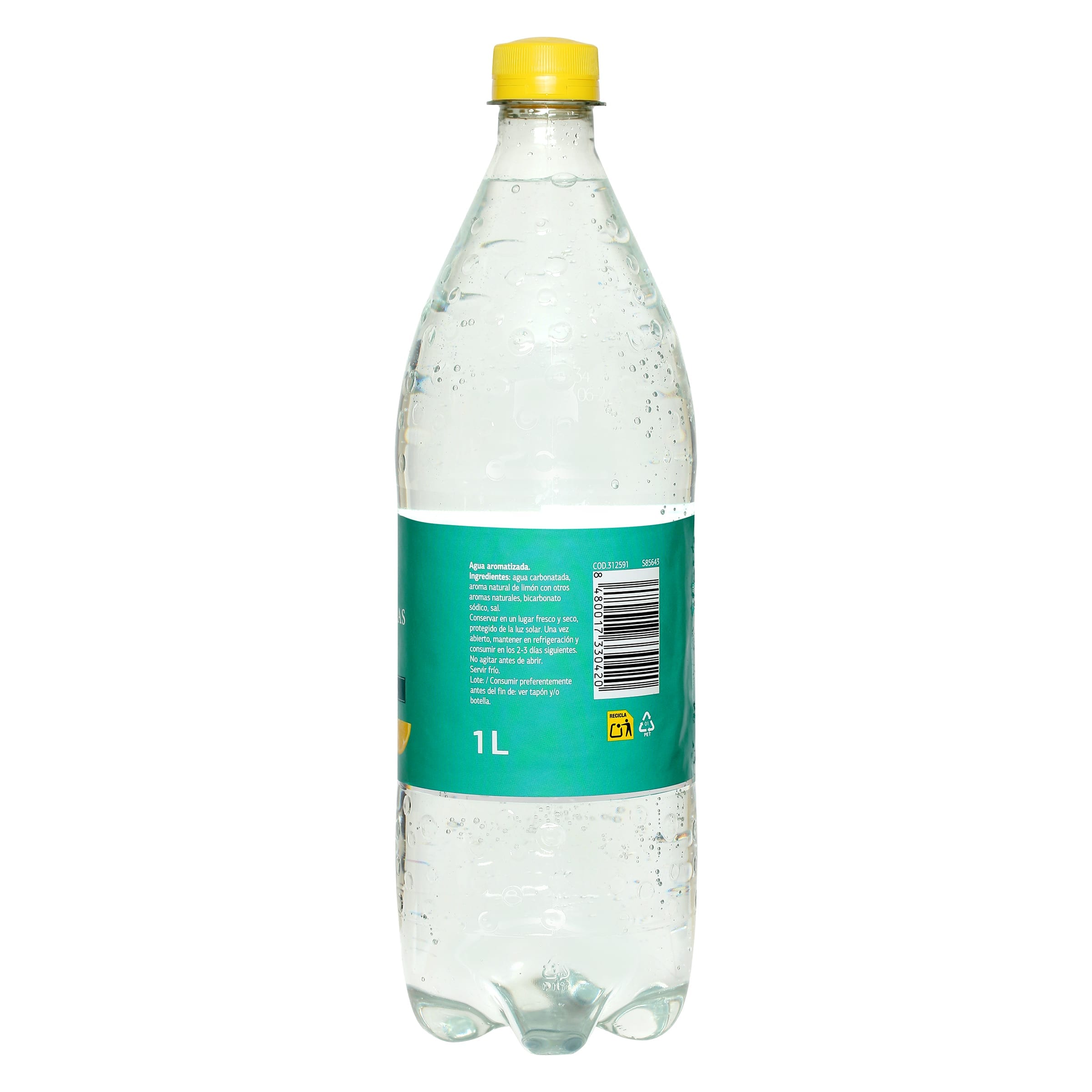 Agua con gas sabor limón Dia 1 L