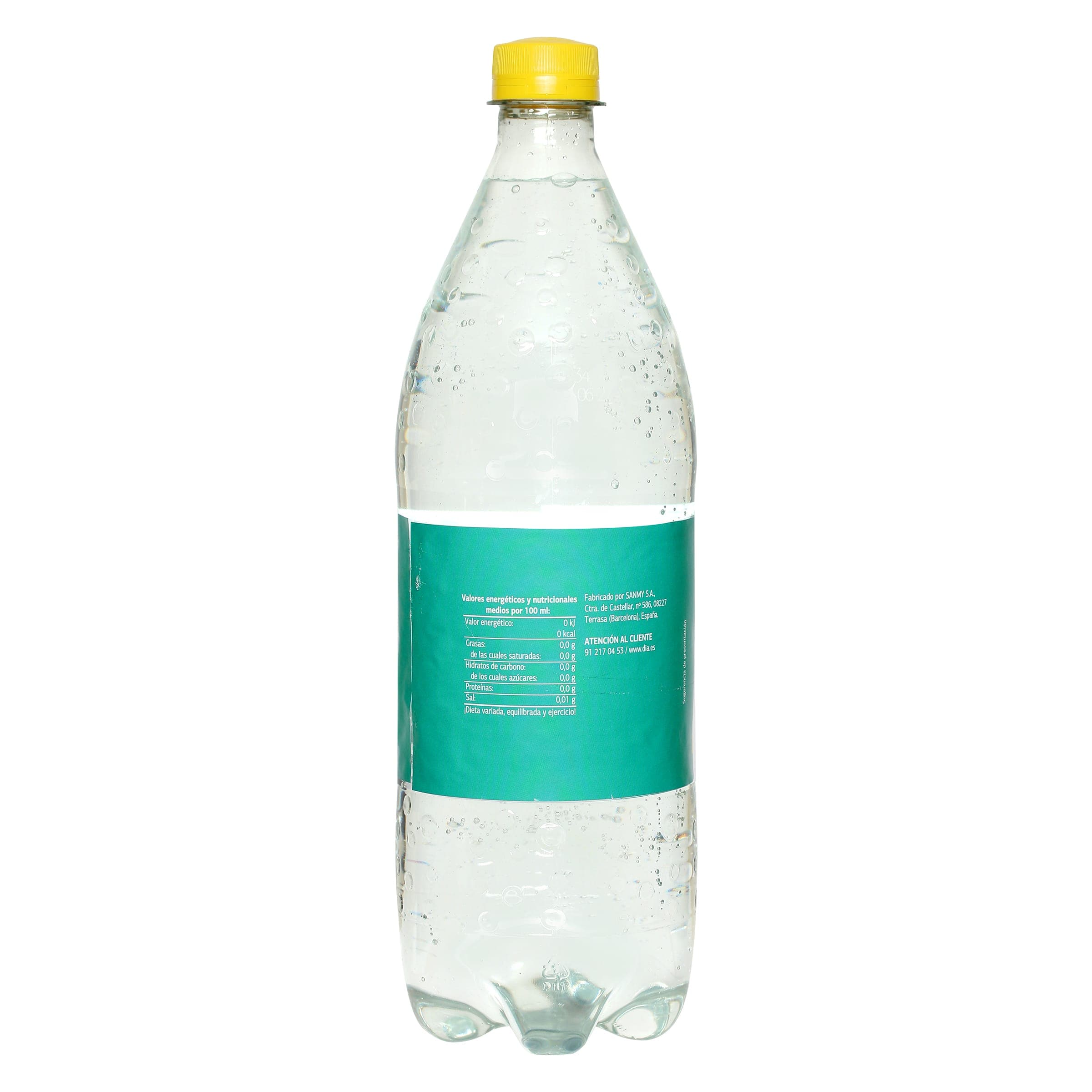 Agua con gas sabor limón Dia 1 L