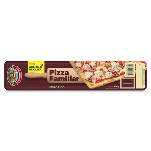 masa fina para pizza familiar 400 g