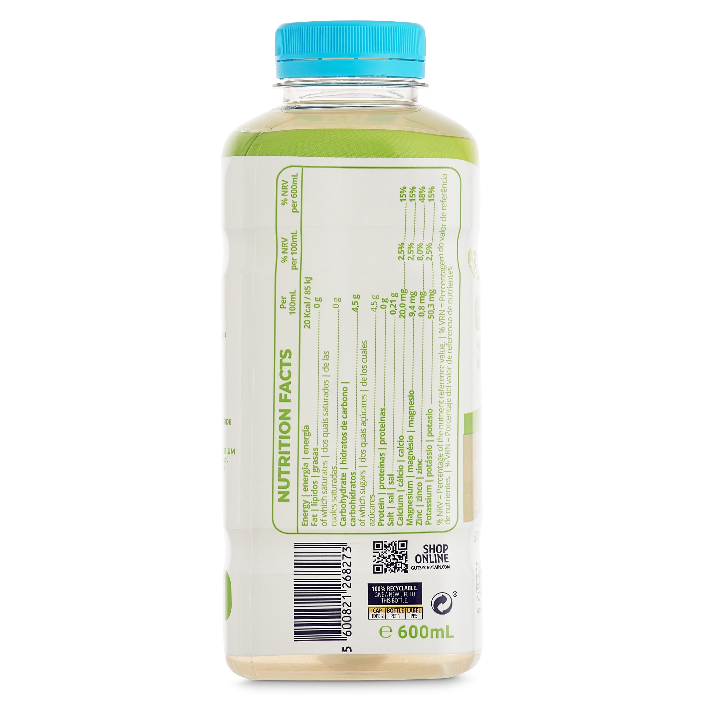 Bebida isotónica sabor lima limón Electrolyt 600 ml