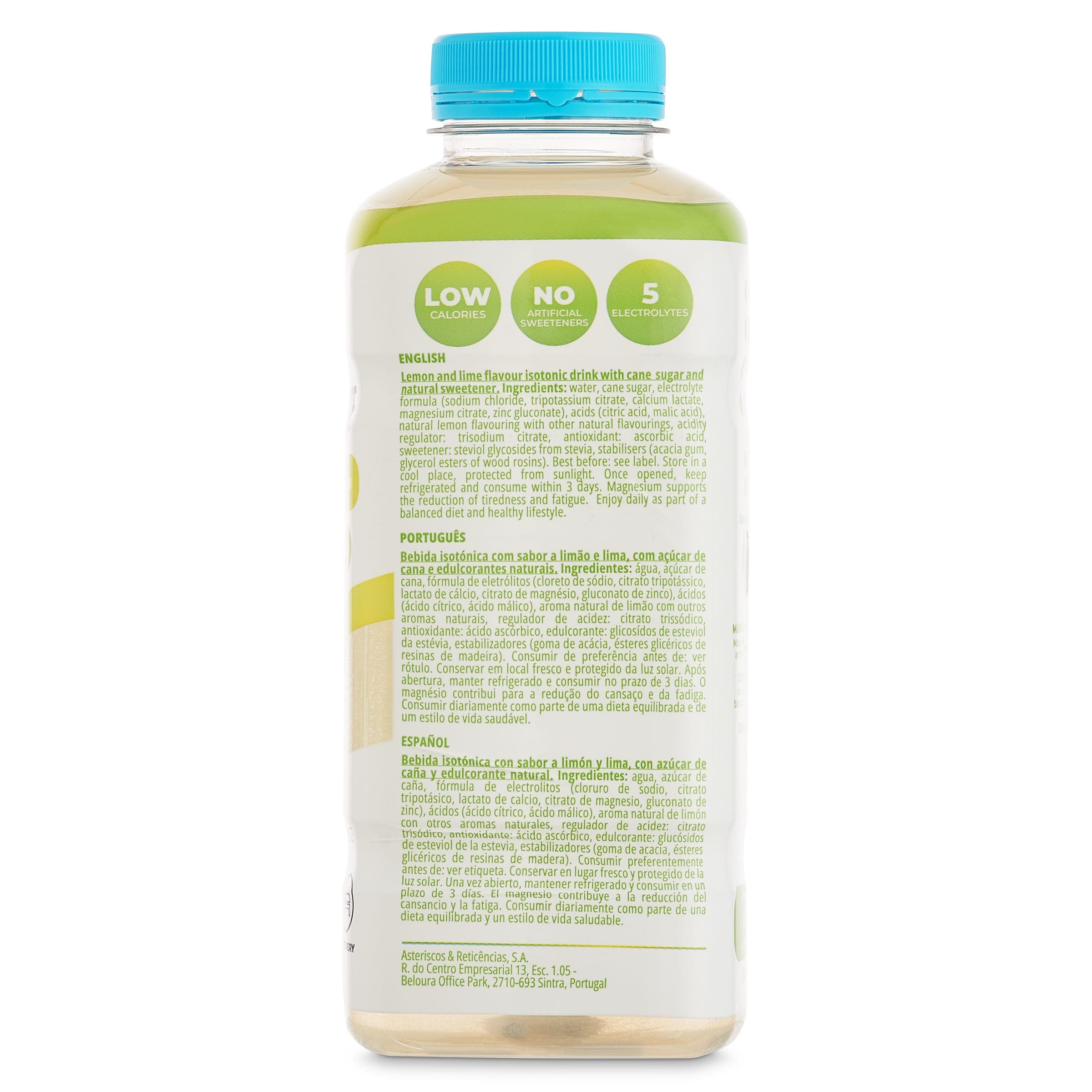 Bebida isotónica sabor lima limón Electrolyt 600 ml