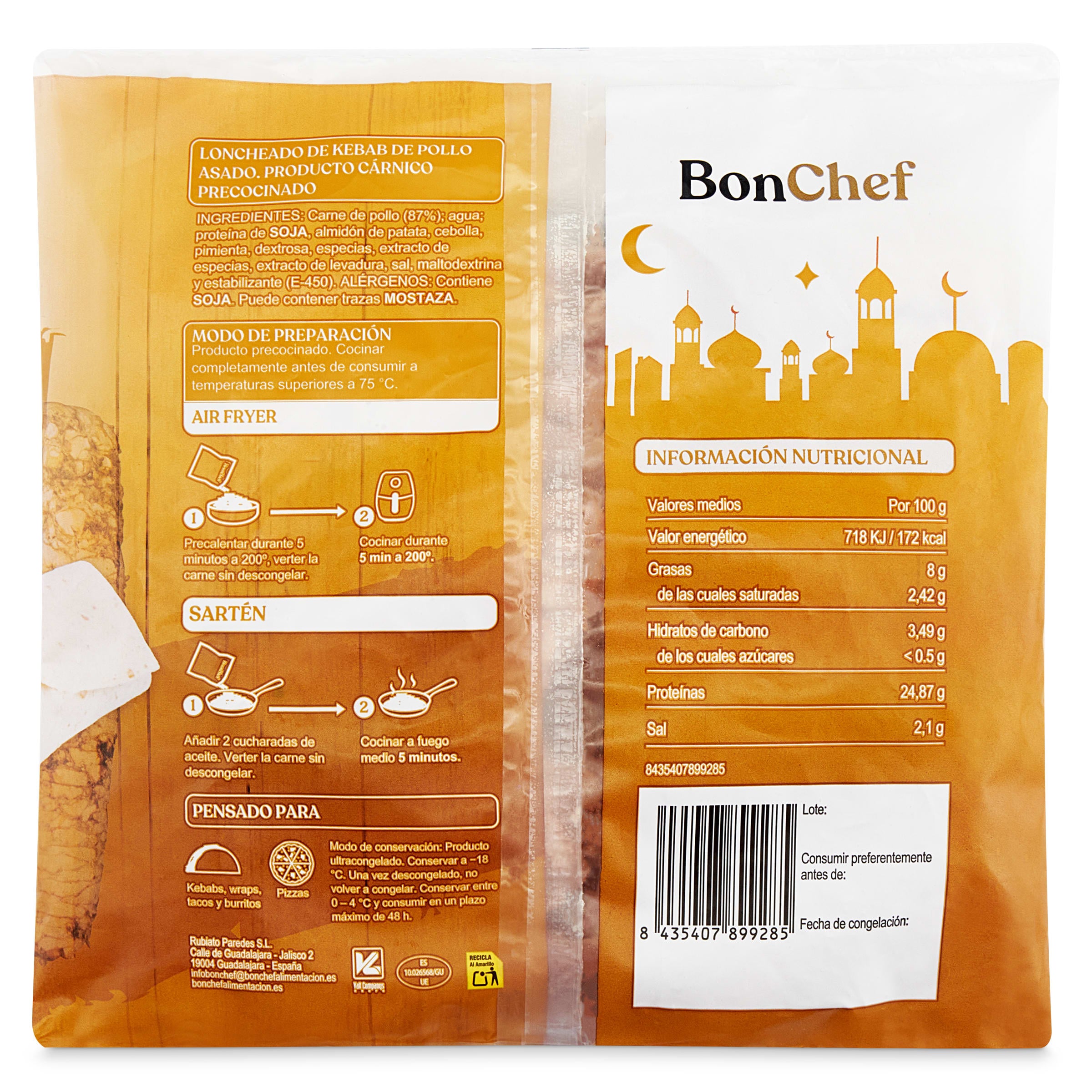 Carne de kebab de pollo Bonchef 250 g