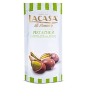 Pistachos con chocolate con leche Lacasa 50 g