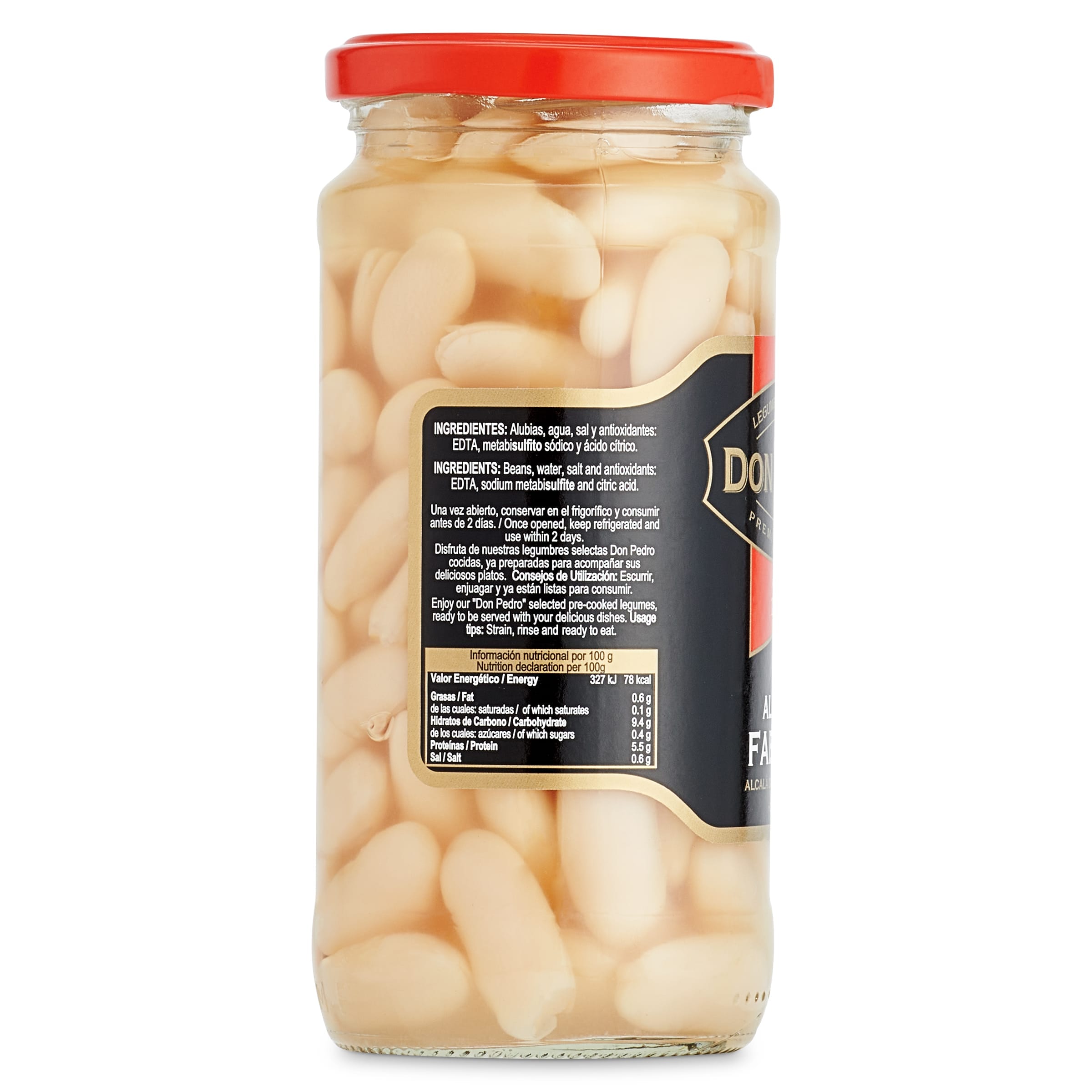 Alubias blancas cocidas Don Pedro 300 g