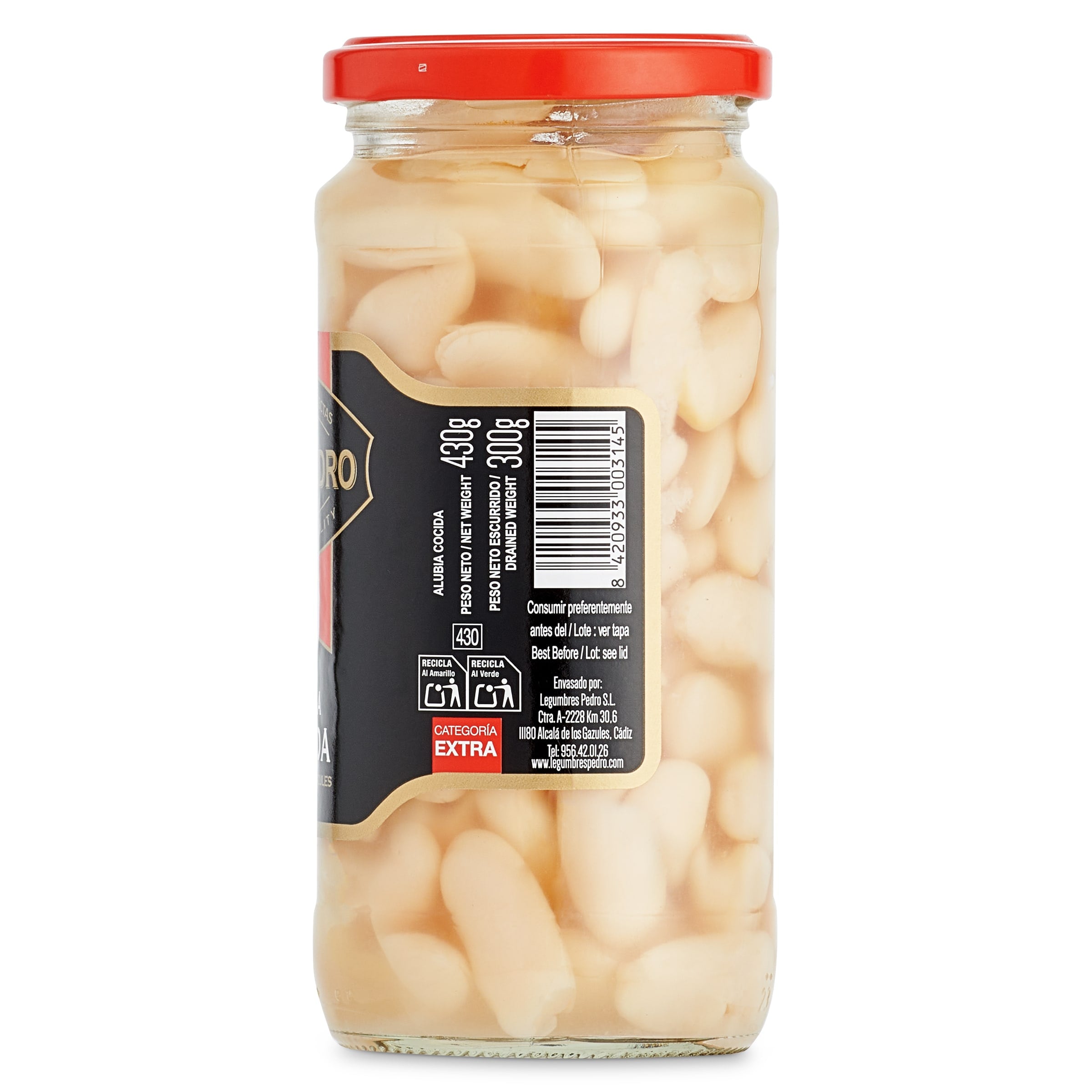 Alubias blancas cocidas Don Pedro 300 g