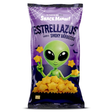Estrellazos smoky barbacoa Dia Snack Maniac 100 g-0 Estrellazos smoky barbacoa Dia Snack Maniac 100 g-0