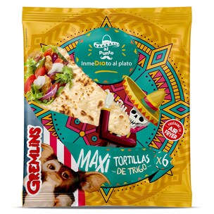 Tortillas de trigo maxi Gremlins Dia Al Punto 360 g