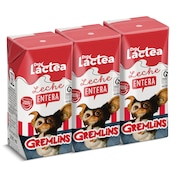 Leche entera Gremlins Dia Láctea 3 x 200 ml