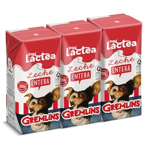 Leche entera Gremlins Dia Láctea 3 x 200 ml