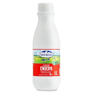 Leche entera Asturiana botella 1 L