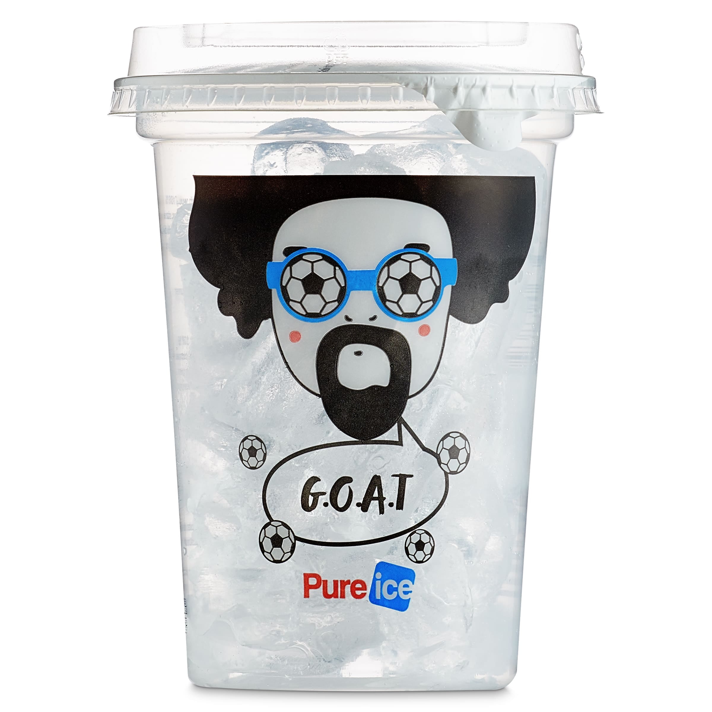 Vaso con cubitos de hielo Pure ice 130 g