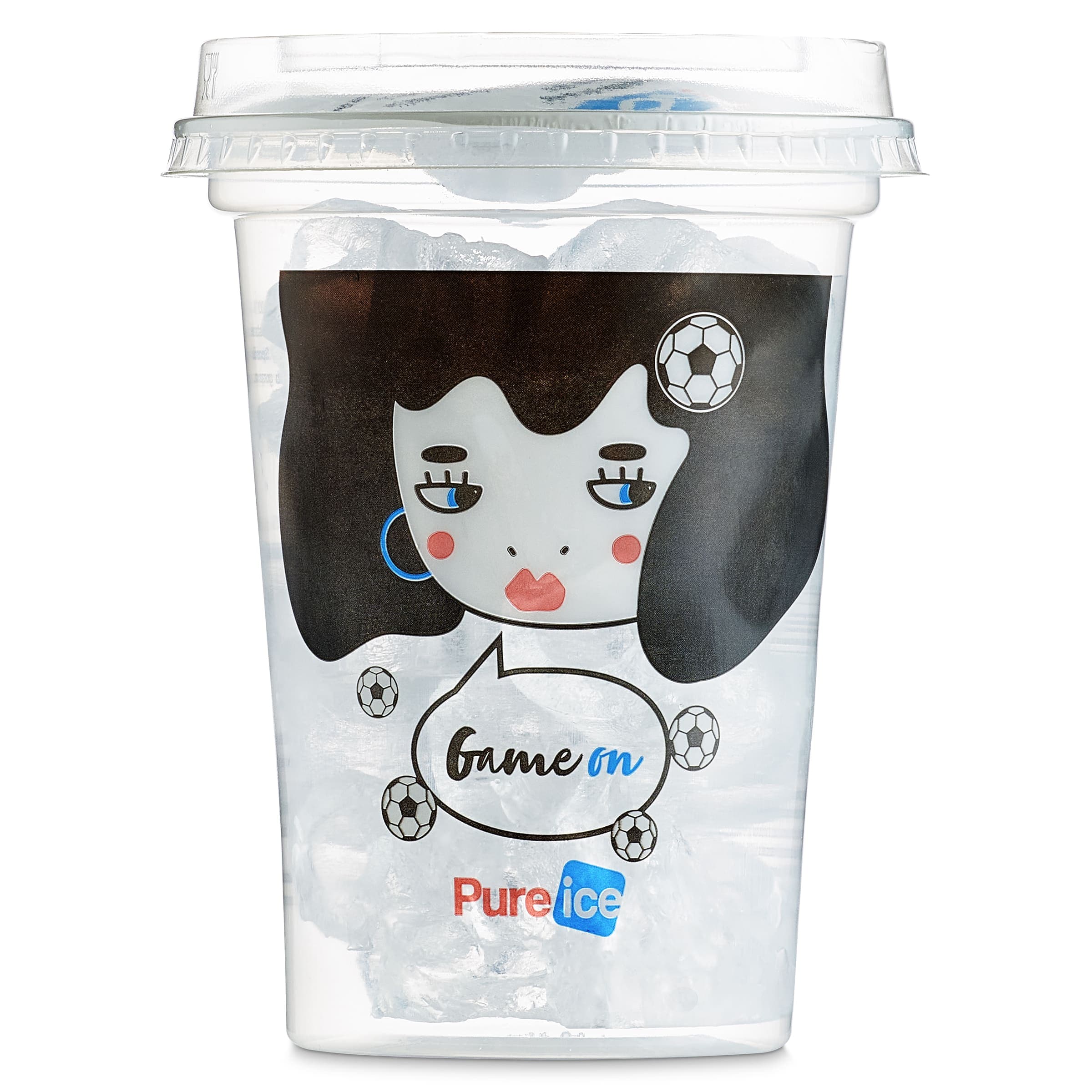 Vaso con cubitos de hielo Pure ice 130 g