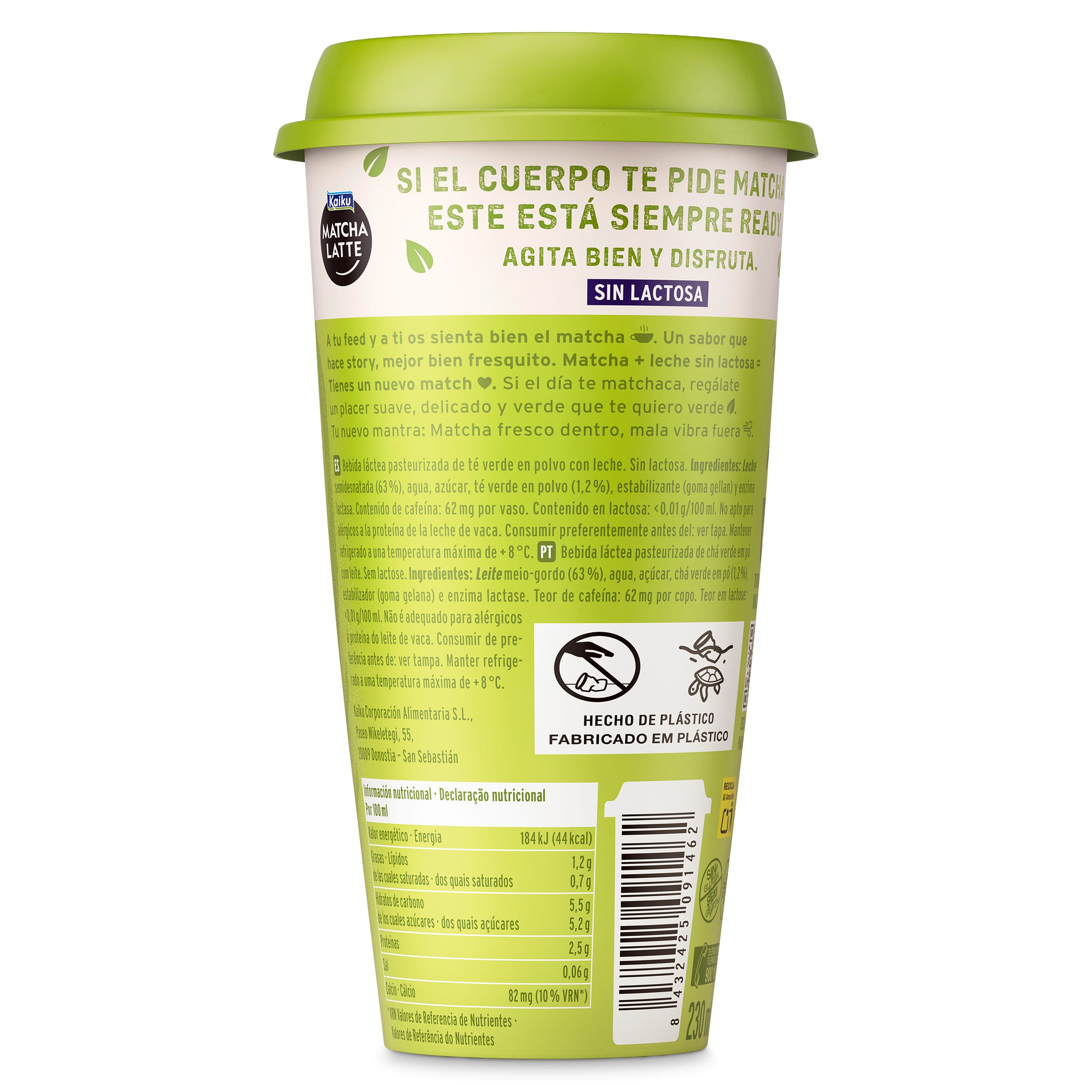 Matcha latte Kaiku 230 ml
