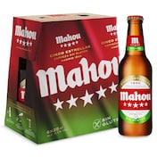 Cerveza sin gluten Mahou pack 6 x 25 cl