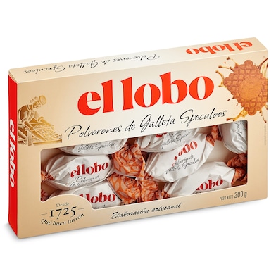 Polvorones de galleta speculoos El Lobo 200 g-0 Polvorones de galleta speculoos El Lobo 200 g-0
