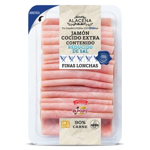 Jamón cocido 90% reducido en sal Dia Nuestra Alacena 200 g