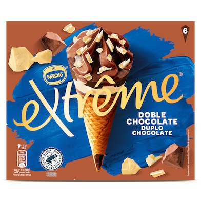 Extreme doble chocolate Nestlé 6 x 74 g-0 Extreme doble chocolate Nestlé 6 x 74 g-0