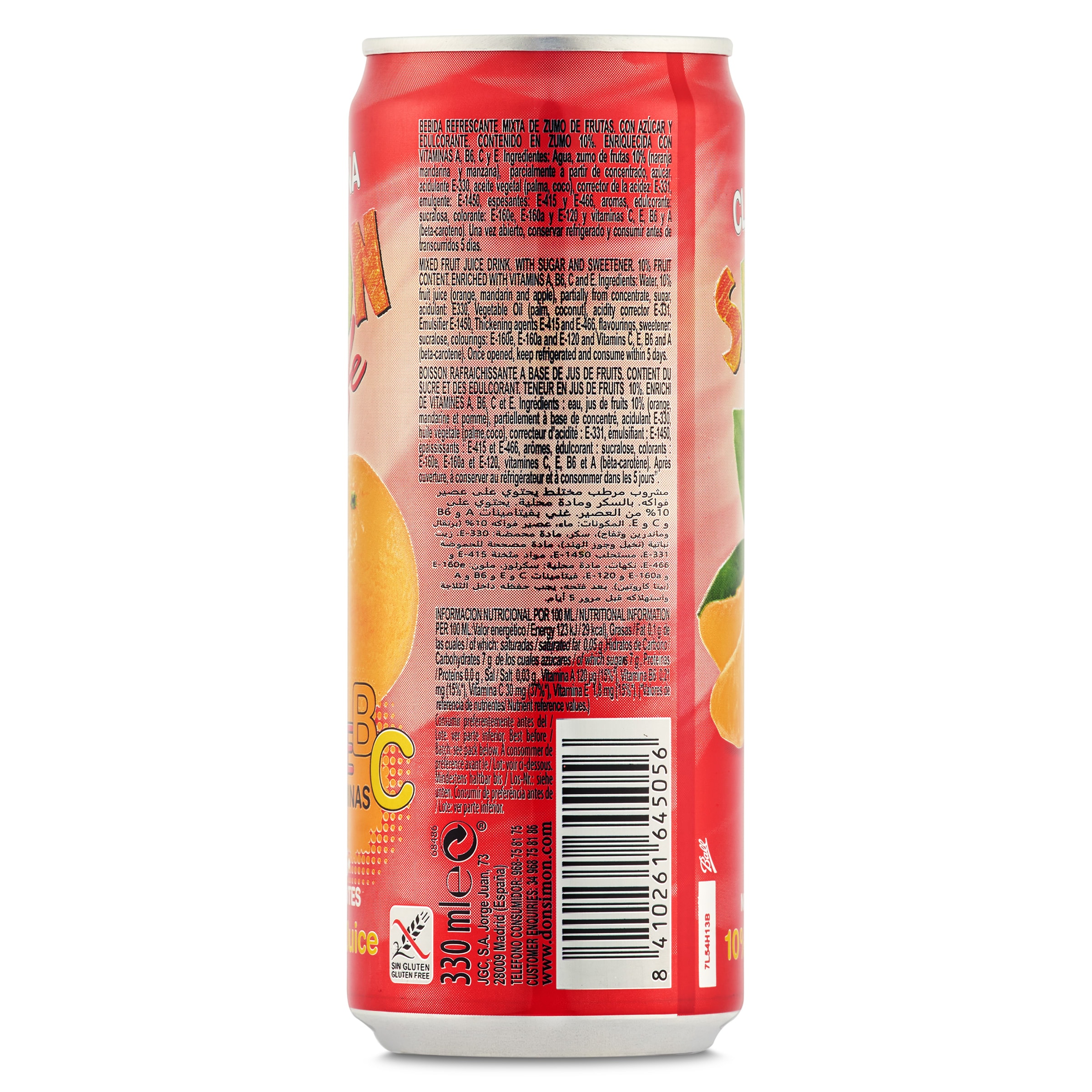 Simon Life de mandarina 330 ml