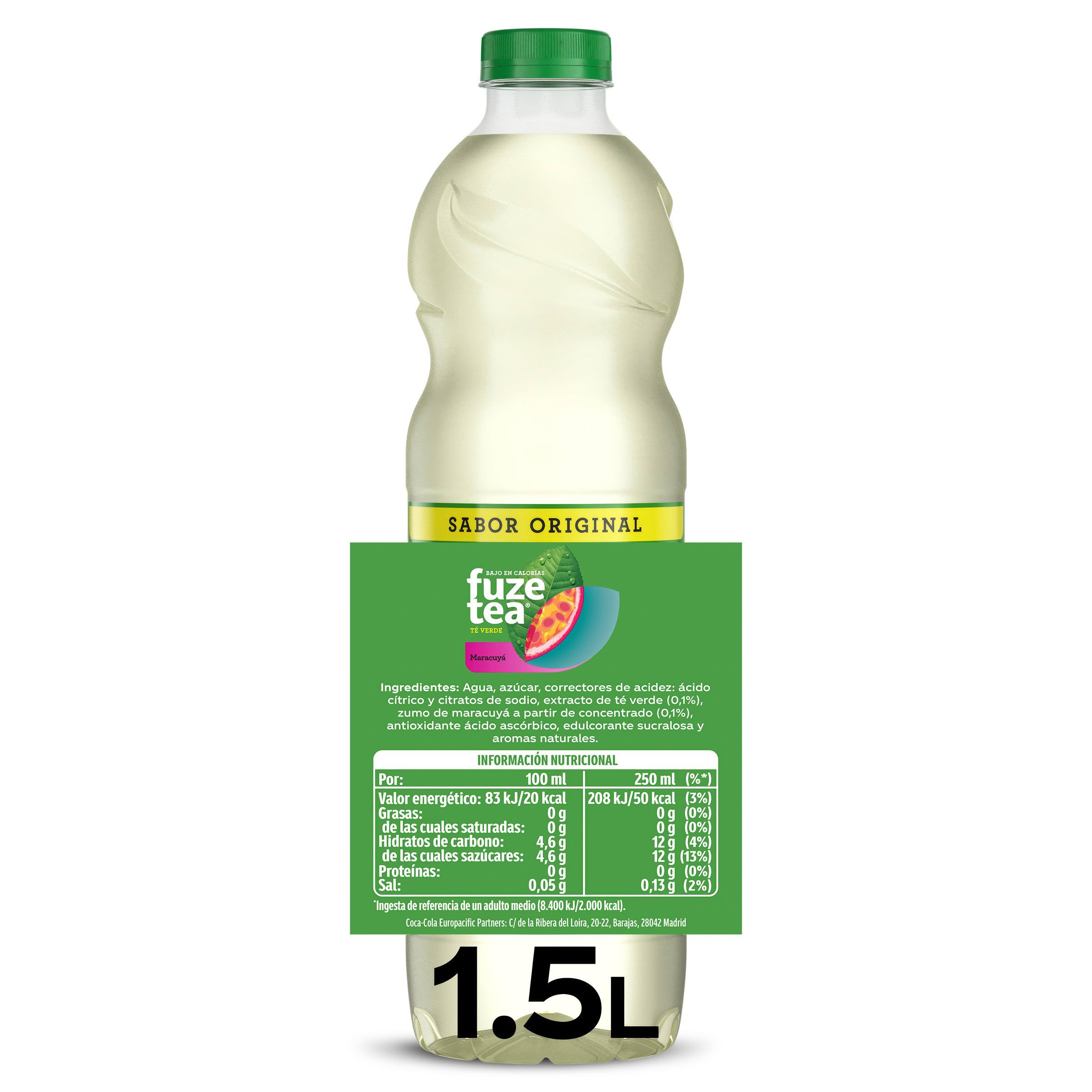 Fuze tea de maracuyá 1,5 L