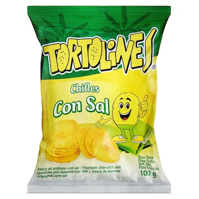 Snack de platano con sal Tortolines 100 g-0 Snack de platano con sal Tortolines 100 g-0